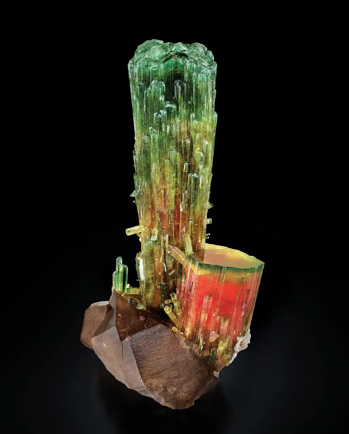 Tourmaline, Smoky Quartz - image 1