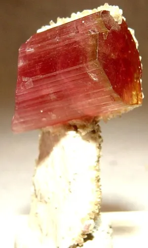 Tourmaline, Stilbite image