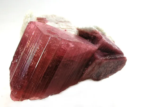 Tourmaline, Tourmaline (Var: Rubellite), Feldspar Group, Albite image