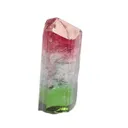 Tourmaline (tricolor) (rough and cut set) - image 3