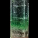 Tourmaline var. Achroite (rough and cut set) - image 2