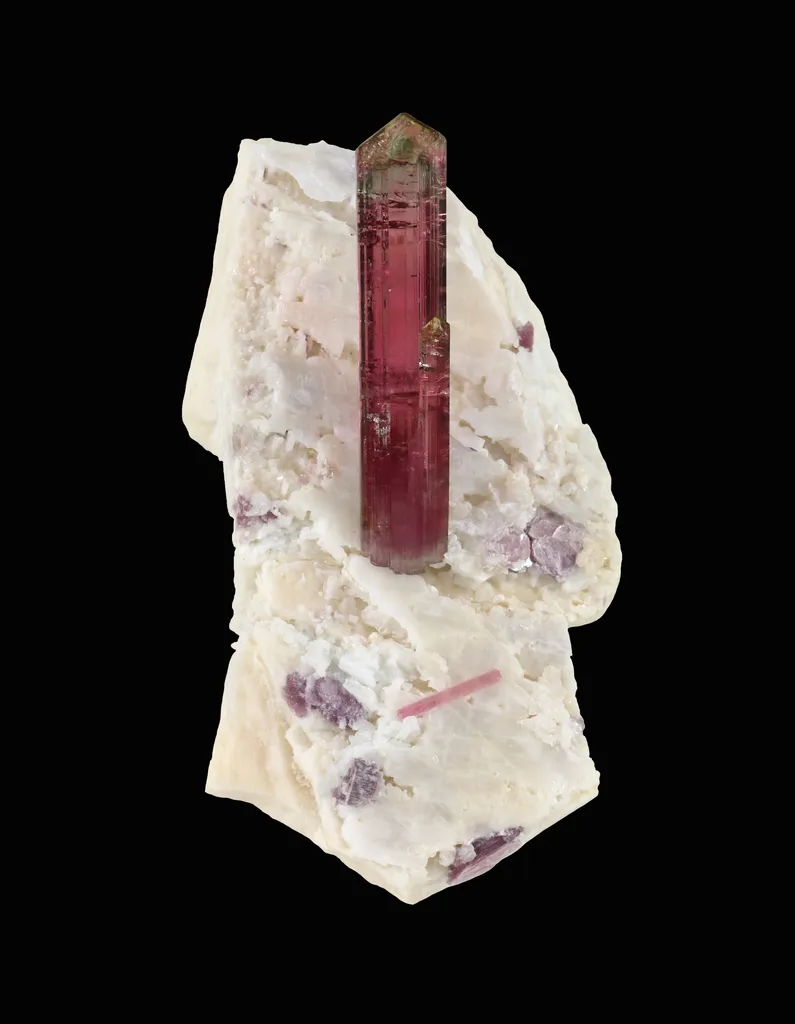 Tourmaline var. elbaite from Brazil, Minas Gerais, São José da Safira, Aricanga mine image