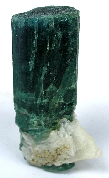 Tourmaline (Var: Indicolite), Albite (Var: Cleavelandite) image