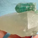 Tourmaline (Var: Indicolite), Quartz - image 2