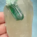 Tourmaline (Var: Indicolite), Quartz - image 1
