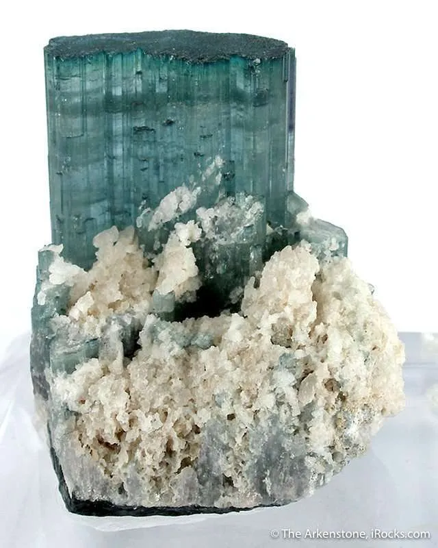 Tourmaline Var. Indicolite (With Sinkankas' Signed/Inscribed Book) image