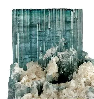 Tourmaline Var. Indicolite (With Sinkankas' Signed/Inscribed Book) - image 3