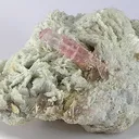 Tourmaline (Var: Rubellite), Albite (Var: Cleavelandite) - image 1