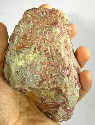 Tourmaline (Var: Rubellite), Lepidolite image