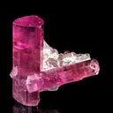 Tourmaline var. Rubellite on Lepidolite - image 2