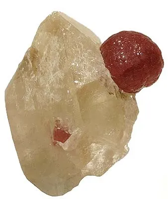 Tourmaline (Var: Rubellite), Quartz image