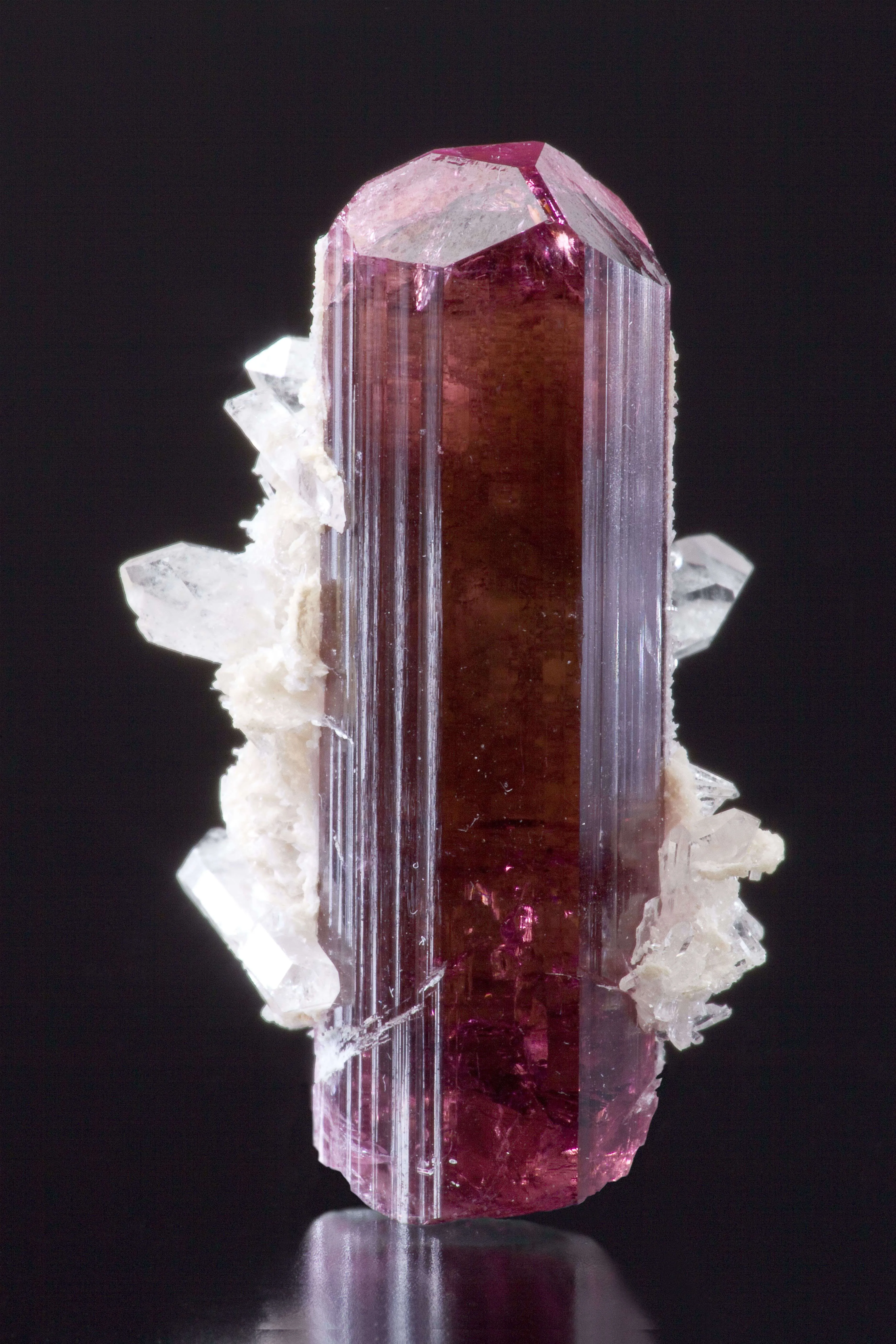 Tourmaline Var. Rubellite With Quartz - image 1