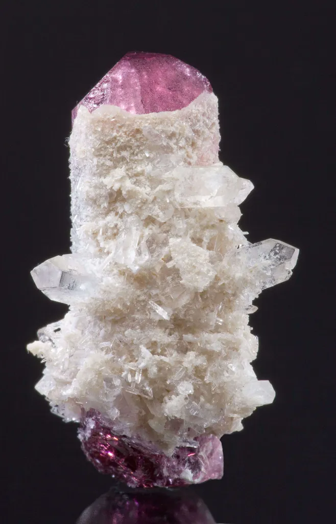 Tourmaline Var. Rubellite With Quartz - image 3