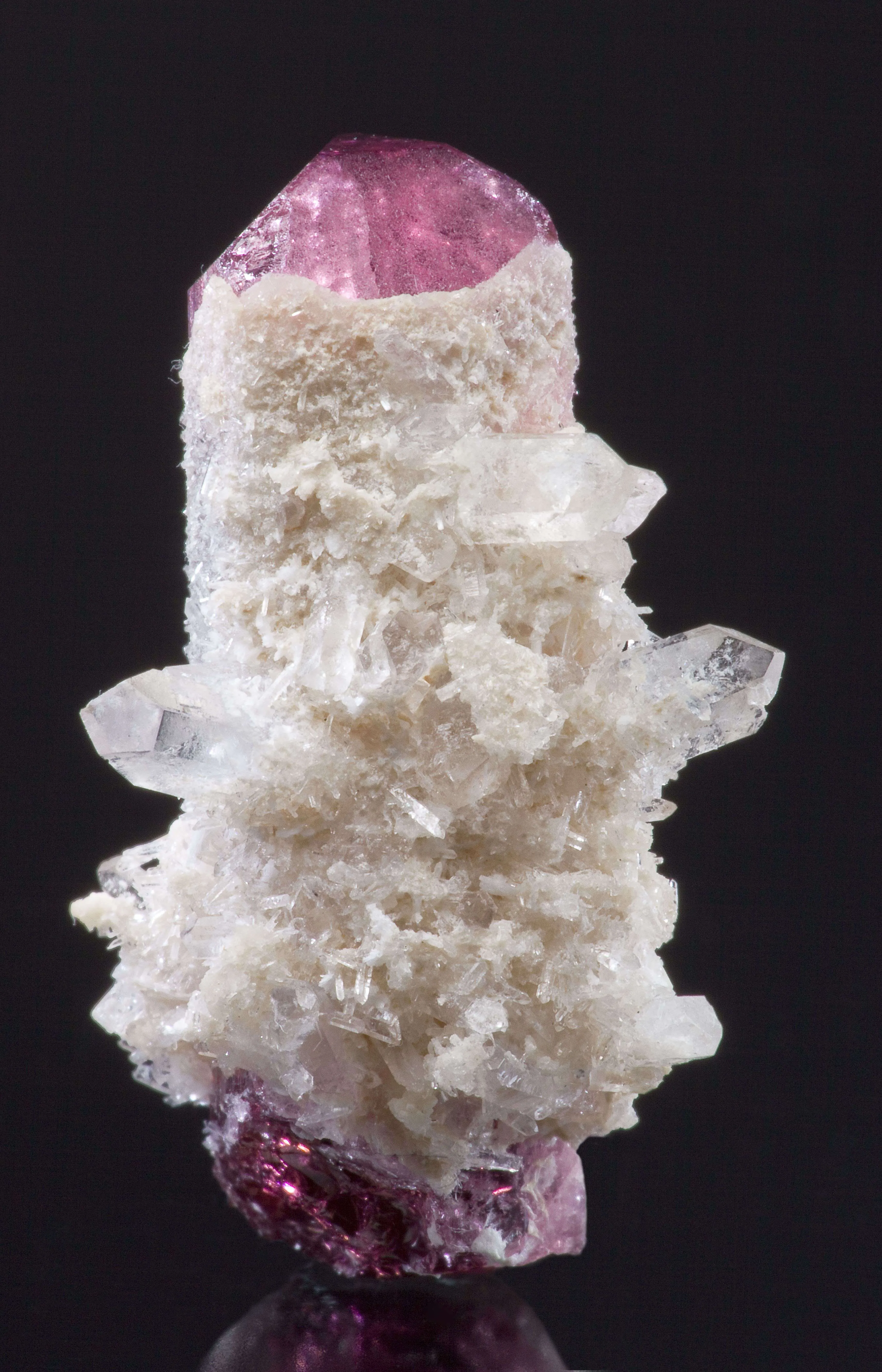 Tourmaline Var. Rubellite With Quartz - image 3