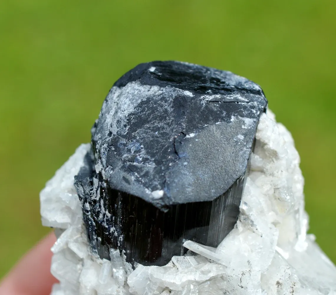 Tourmaline var. Schorl & Albite var. Cleavelandite 110 grams - Shigar Valley, Pakistan - image 4