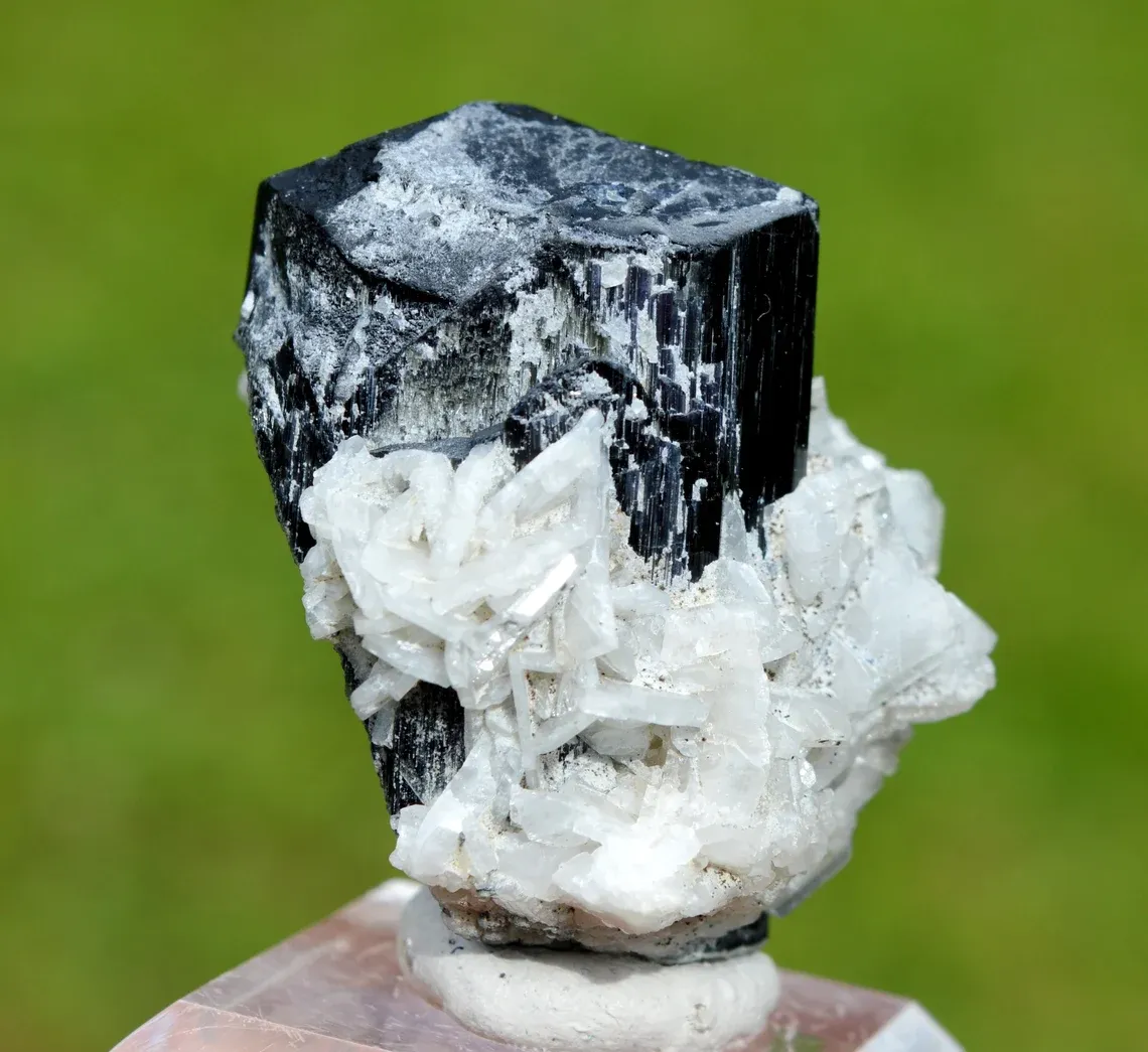Tourmaline var. Schorl & Albite var. Cleavelandite 110 grams - Shigar Valley, Pakistan - image 5