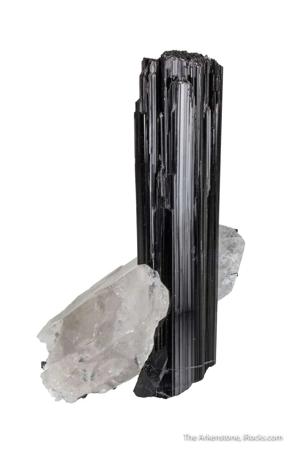 Tourmaline var. Schorl with Quartz - image 2