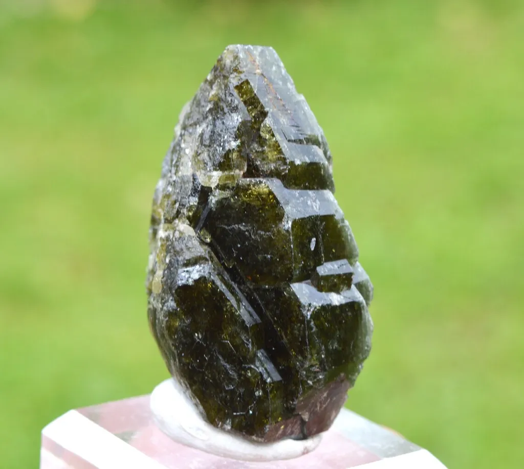 Tourmaline var. Uvite 65 grams - Pedra Preta pit, Serra das Éguas, Brumado, Bahia, Brazil - image 3