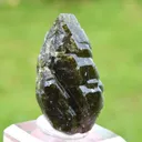 Tourmaline var. Uvite 65 grams - Pedra Preta pit, Serra das Éguas, Brumado, Bahia, Brazil - image 3