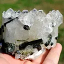 Tourmaline var. Verdelite & Quartz - 610 grams - Minas Gerais, Brazil - image 1