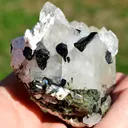 Tourmaline var. Verdelite & Quartz - 610 grams - Minas Gerais, Brazil - image 5