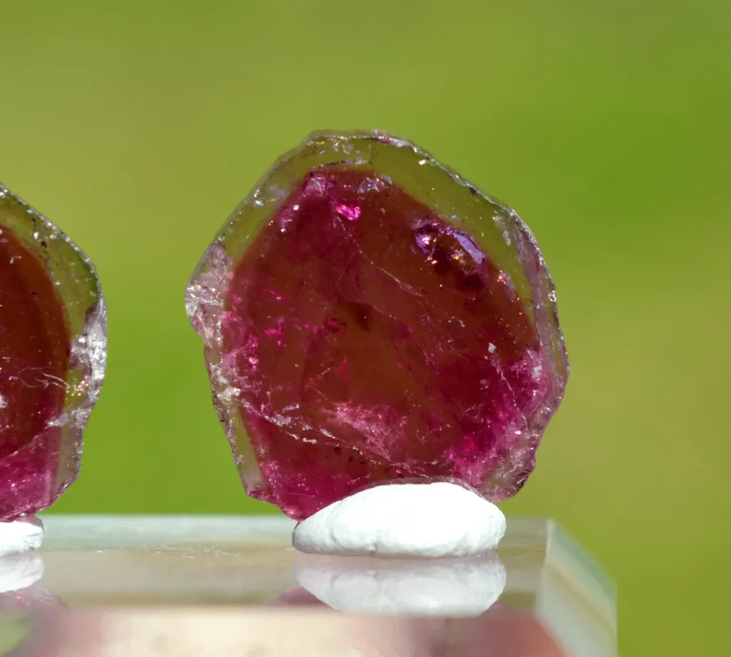 Tourmaline "Watermelon" 22 carats - Pederneira mine, São José da Safira, Minas Gerais, Brazil - image 4