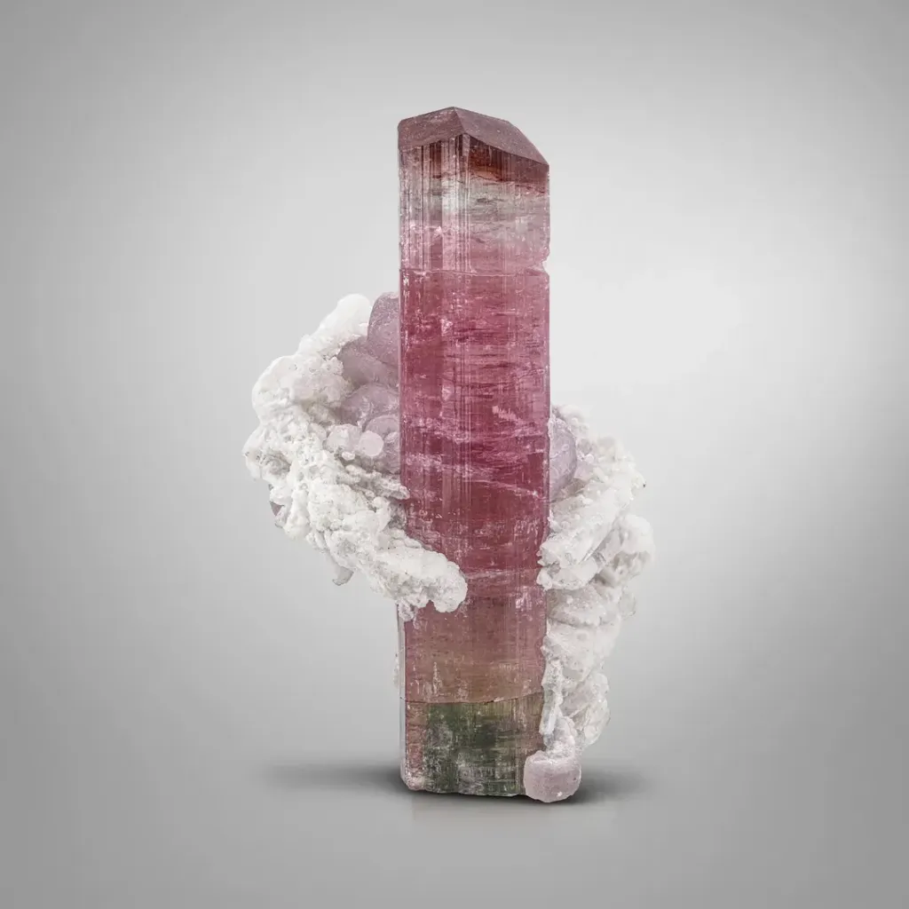 Tourmaline with Albite image