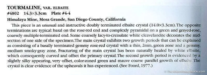 Tourmaline With Albite - image 2