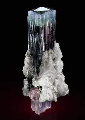 Tourmaline with Albite and Lepidolite - image 2