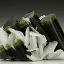 Tourmaline with Albite Var. 'Cleavelandite' - image 1