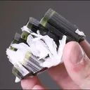 Tourmaline with Albite Var. 'Cleavelandite' - image 2