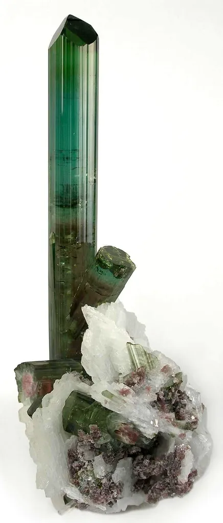 Tourmaline With Cleavelandite - image 2
