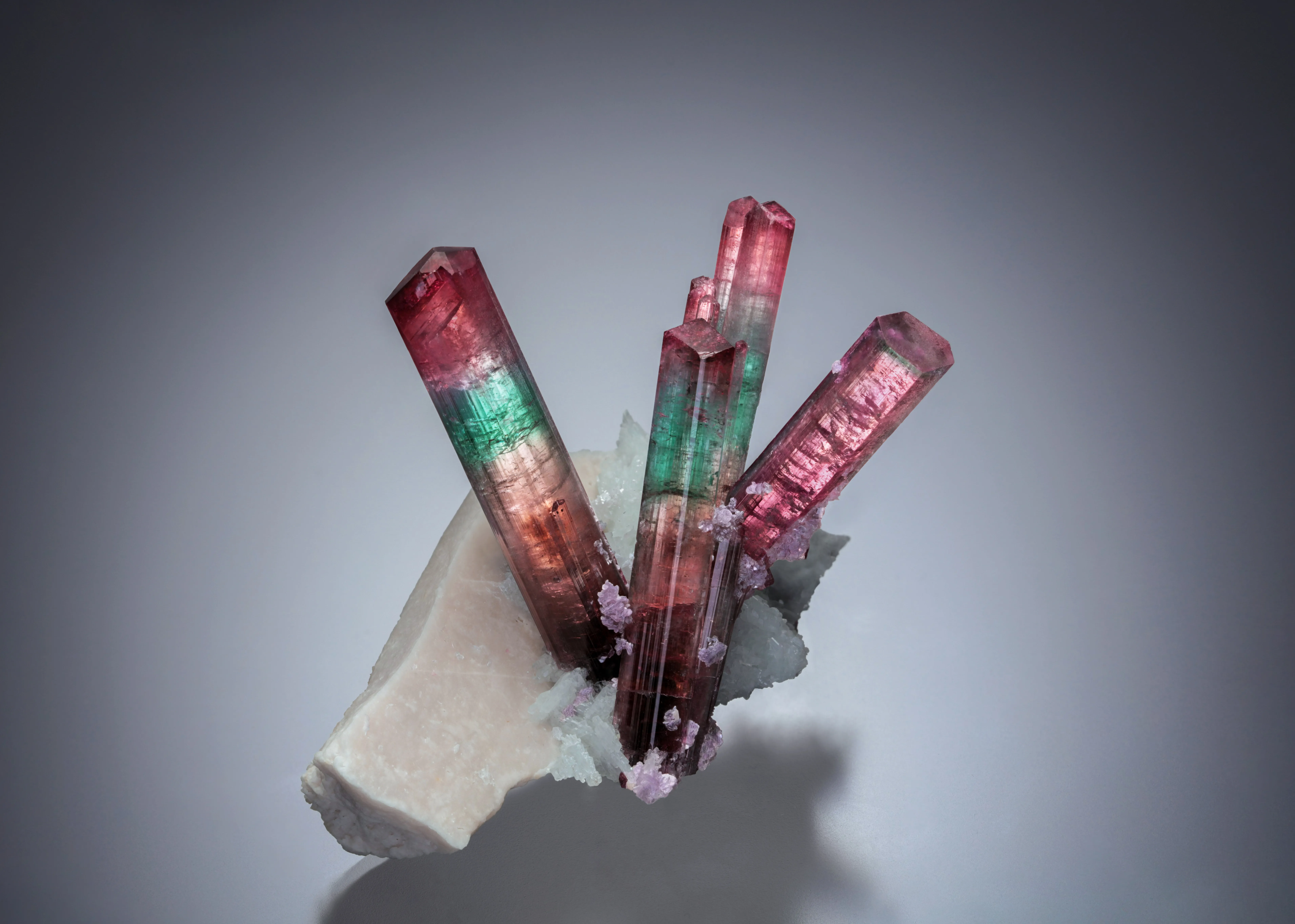 Tourmaline with Cleavelandite and Feldspar - image 1