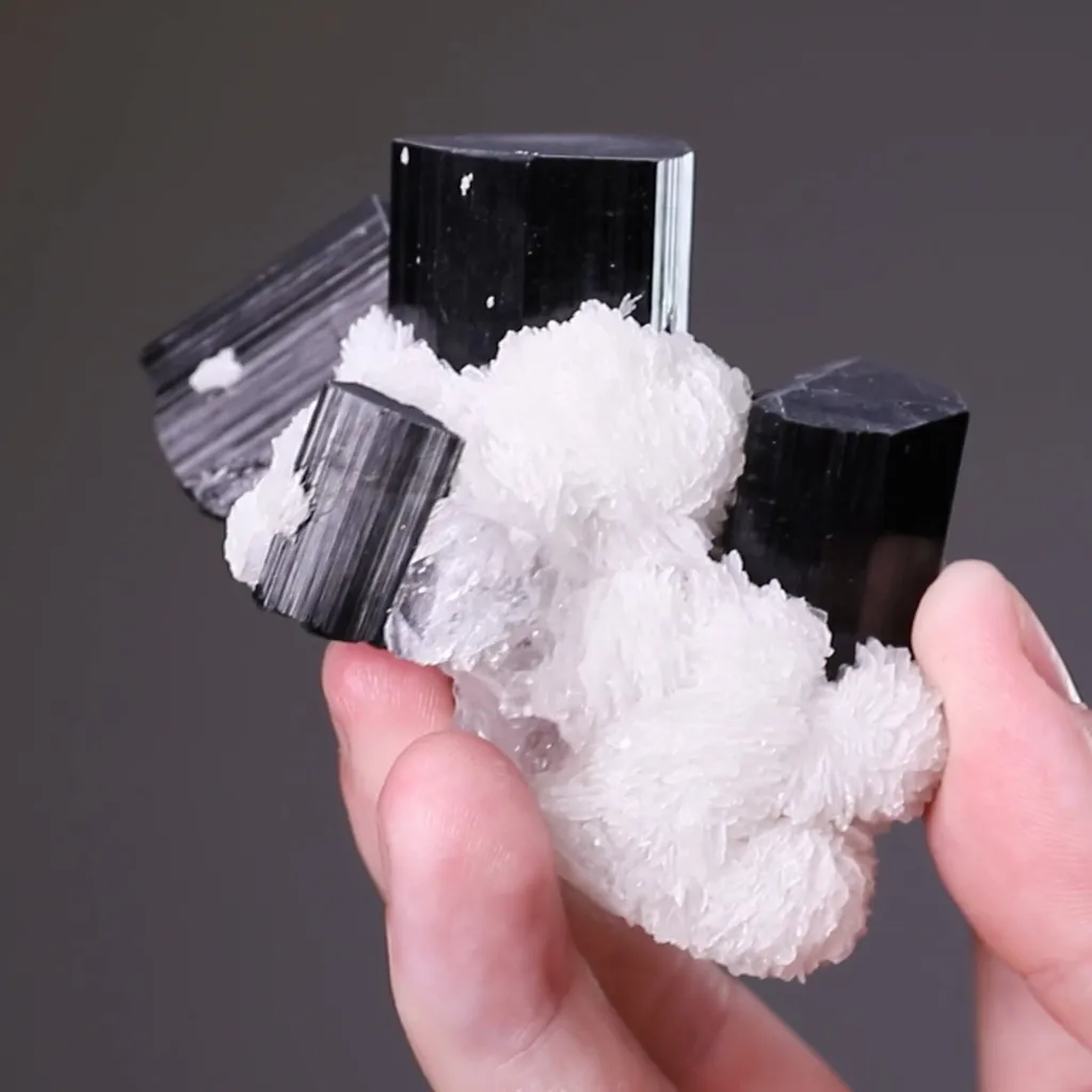 Tourmaline with Cleavelandite and Quartz - image 2