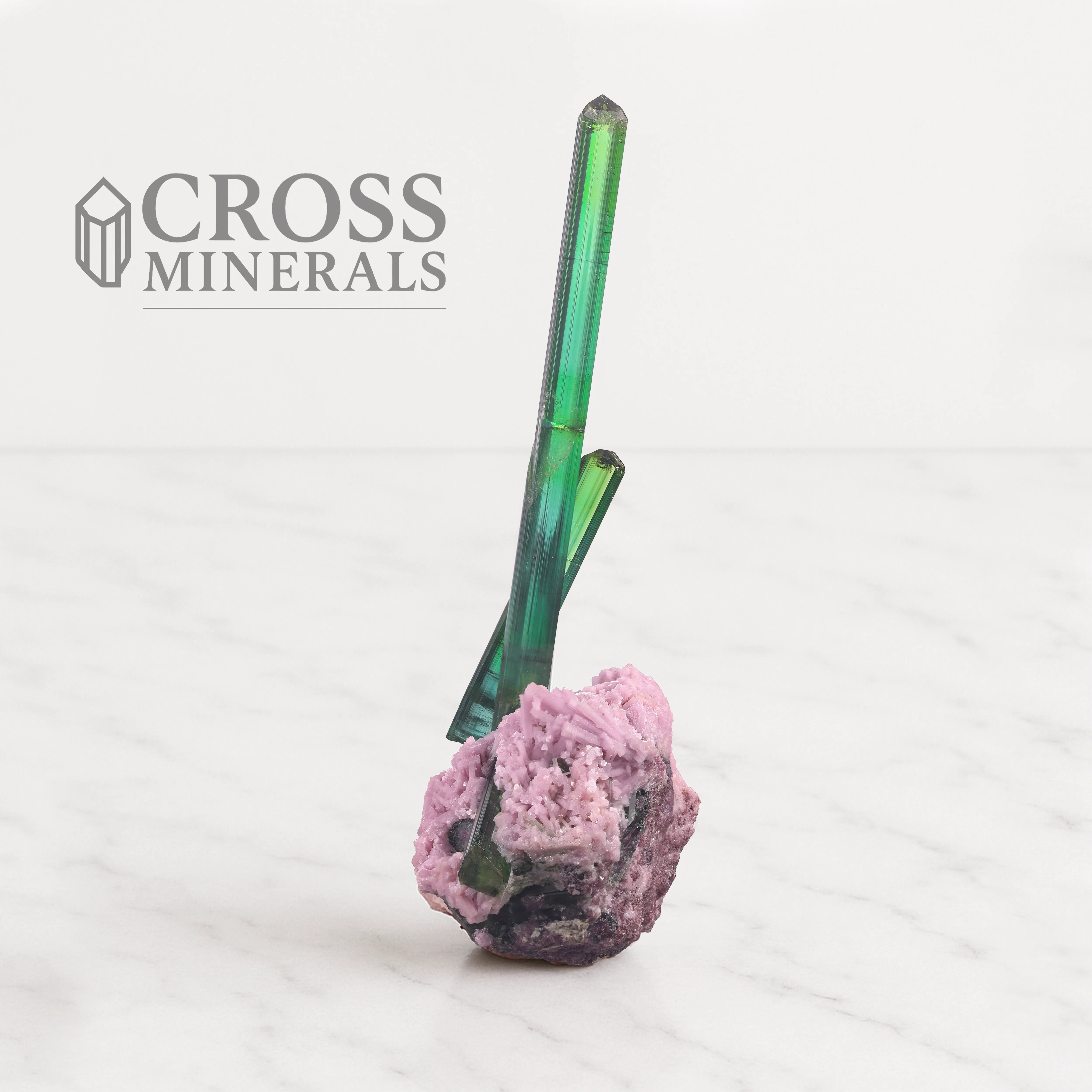 Tourmaline with excellent lepidolite - image 1