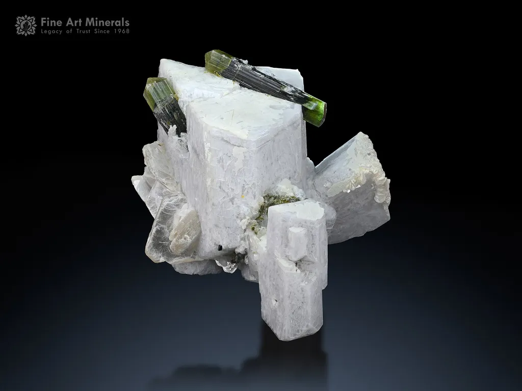 Tourmaline with Feldspar from Pakistan image