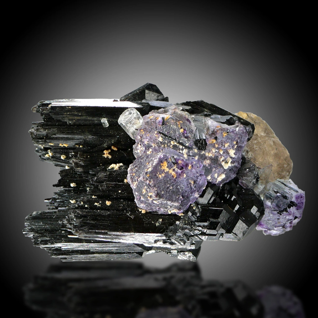 Tourmaline with fluorite, beryl from Erongo, Namibia - image 3