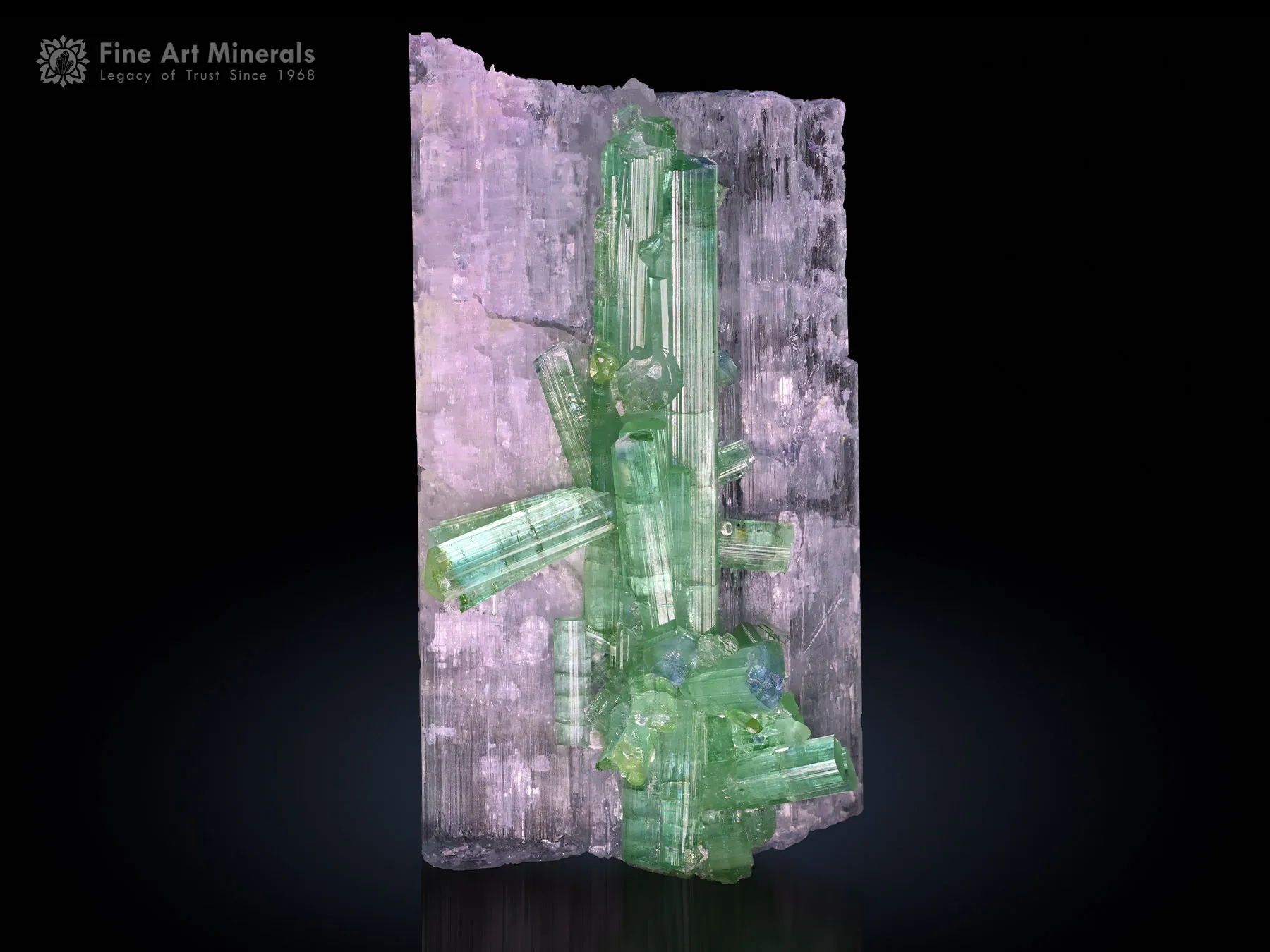 Tourmaline with Kunzite from Afghanistan - image 1