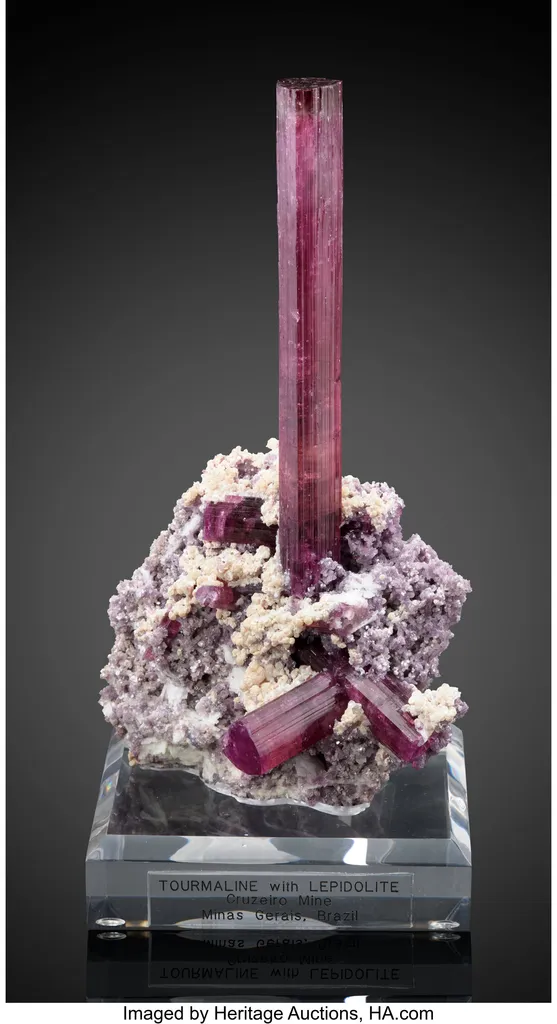 Tourmaline with Lepidolite image