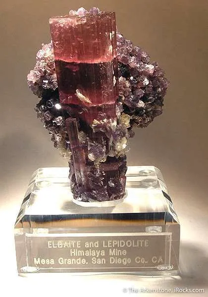 Tourmaline With Lepidolite image