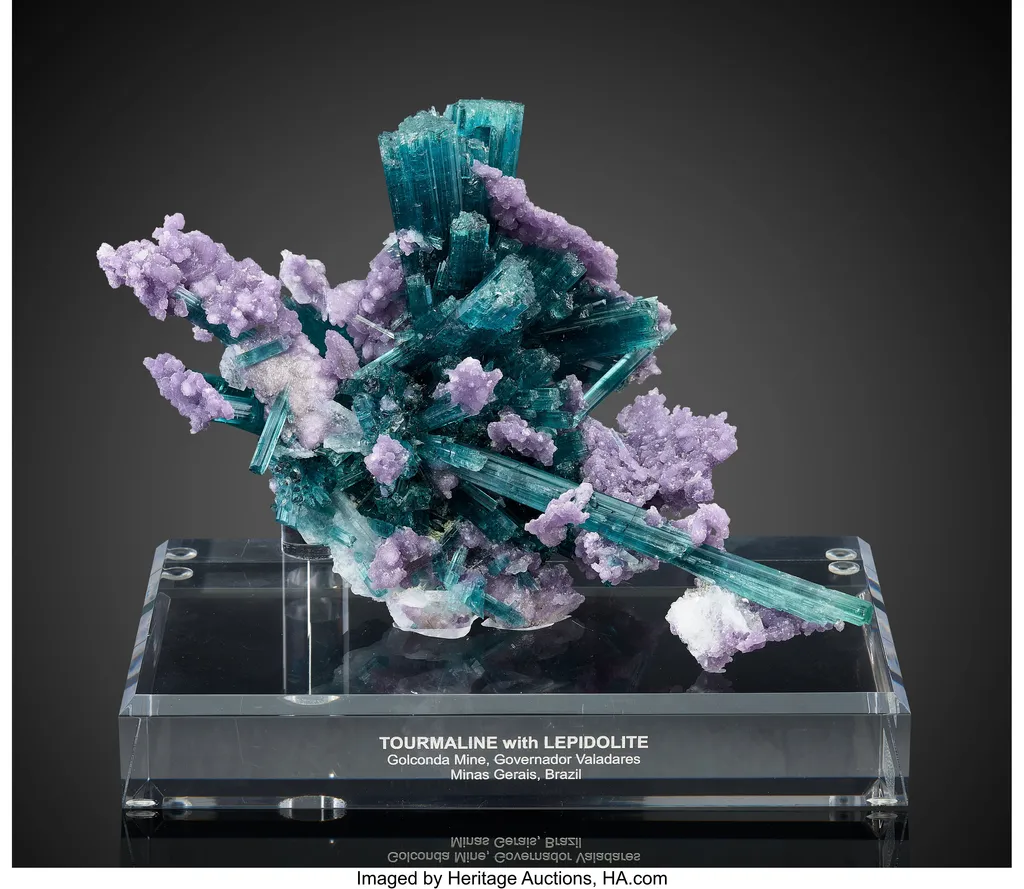 Tourmaline with Lepidolite image