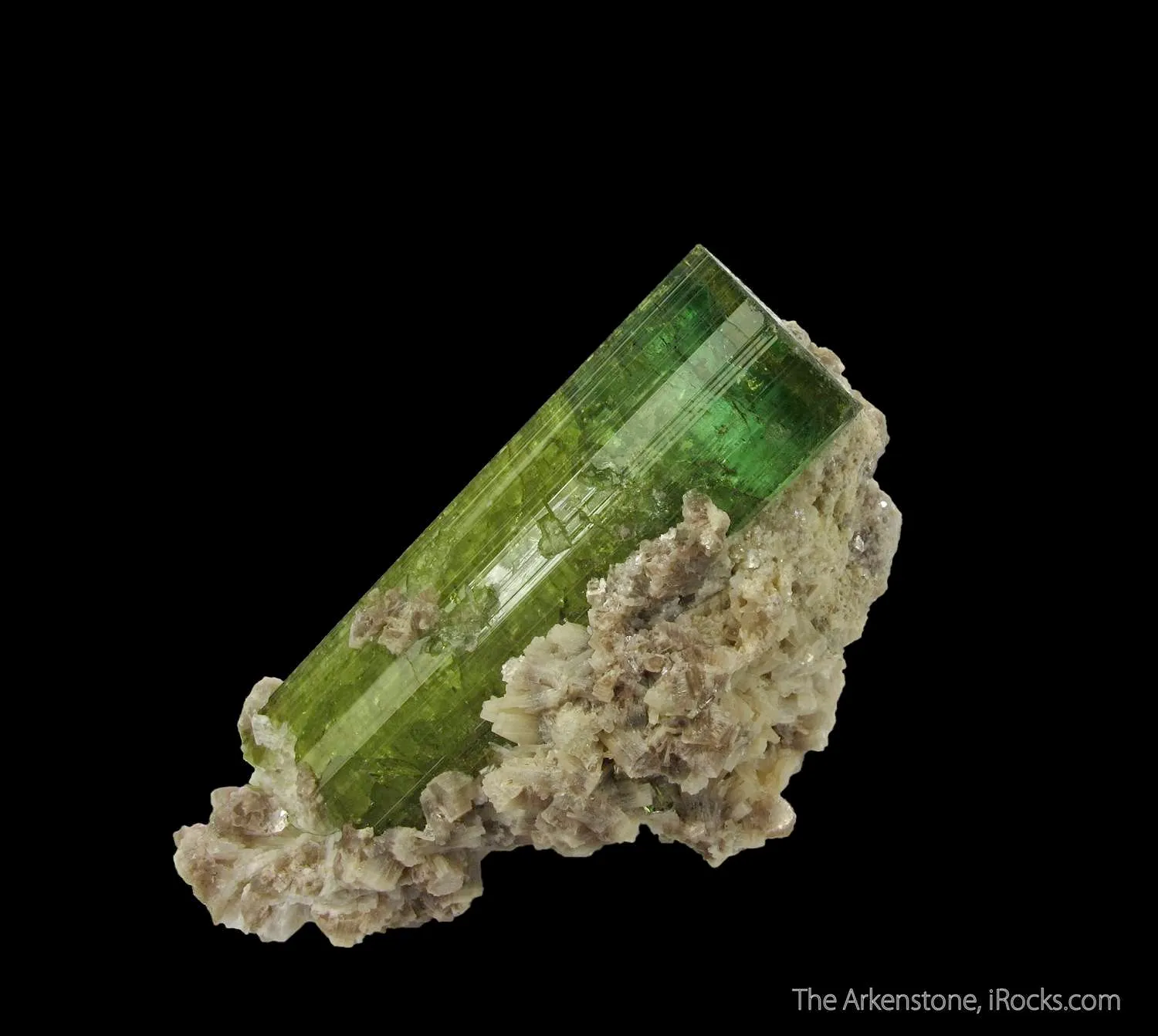 Tourmaline with Lepidolite and Albite - image 4