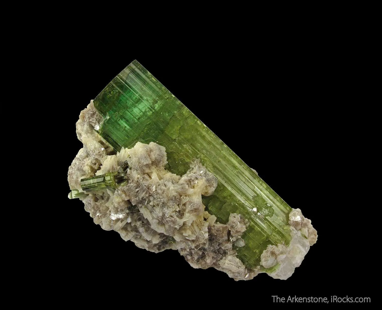 Tourmaline with Lepidolite and Albite - image 2