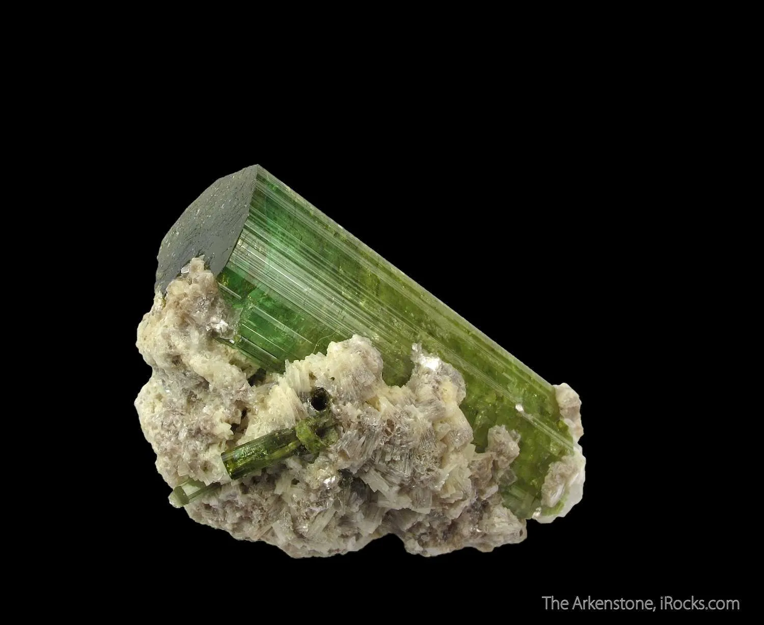 Tourmaline with Lepidolite and Albite - image 3
