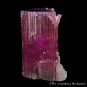 Tourmaline with Lepidolite and Albite var. Cleavelandite - image 5