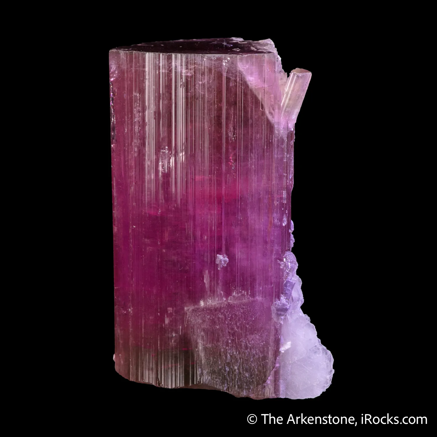 Tourmaline with Lepidolite and Albite var. Cleavelandite - image 4