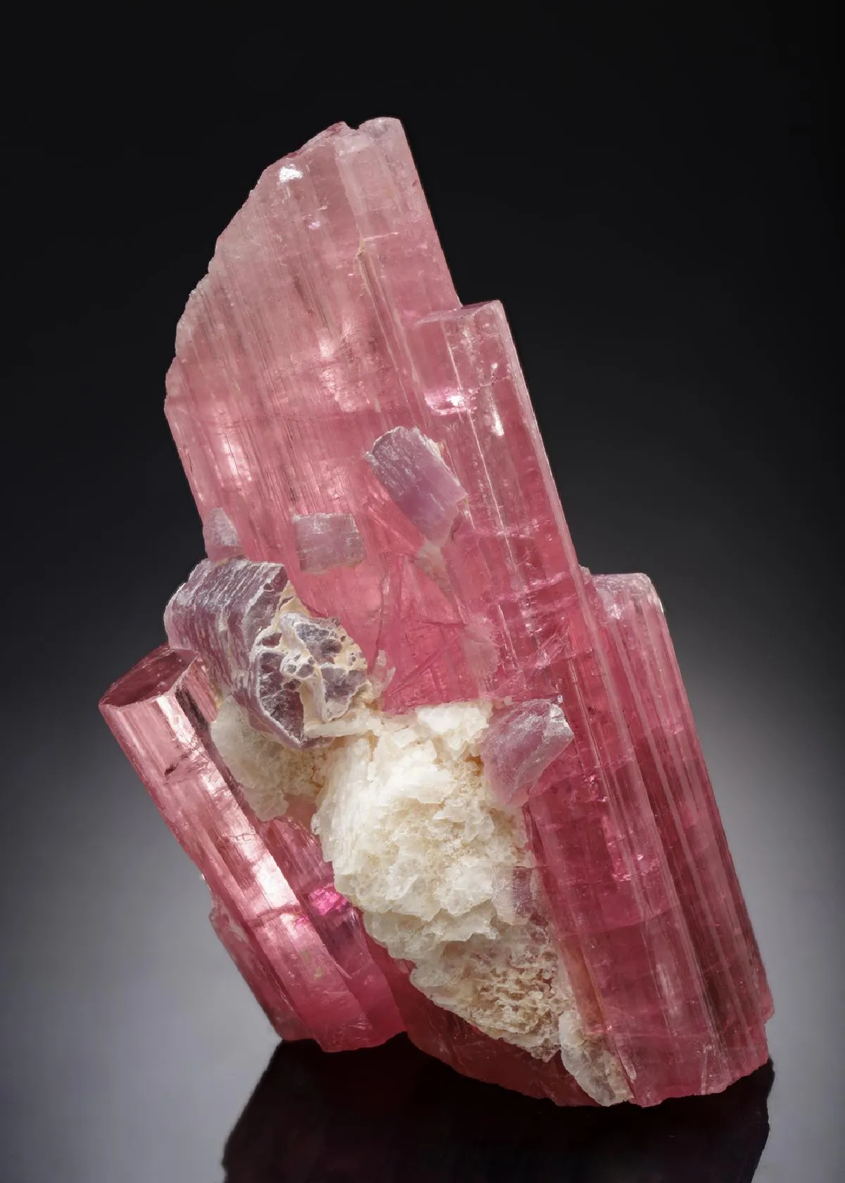 Tourmaline with Lepidolite and Cleavelandite - image 1