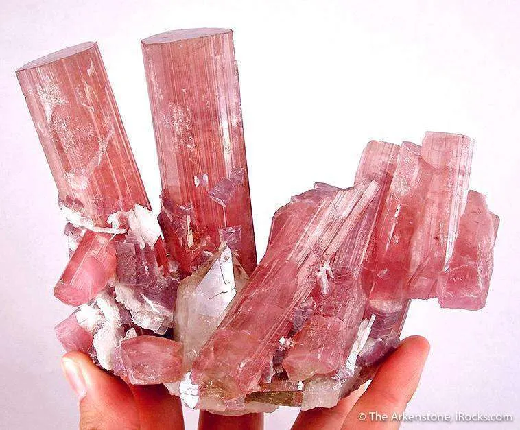 Tourmaline With Lepidolite And Quartz image