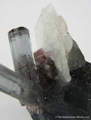 Tourmaline With Lepidolite, Cleavelandite - image 2