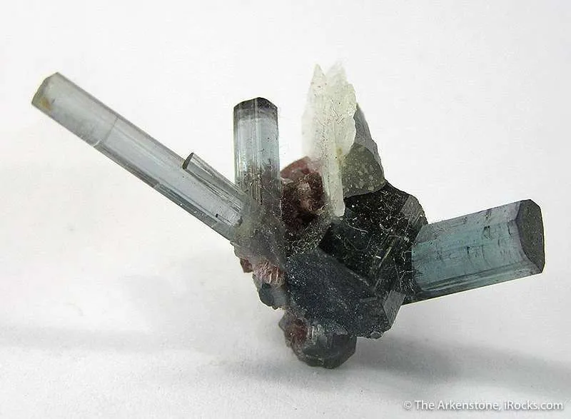 Tourmaline With Lepidolite, Cleavelandite - image 1